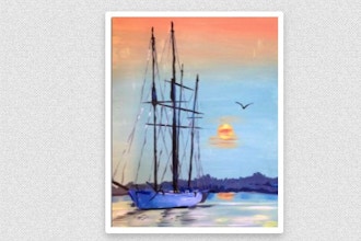Paint Nite: Sailing Takes Me Away